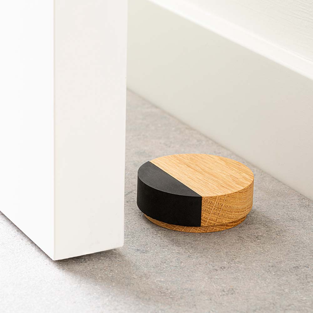 Butée De Porte Puk - 65mm - Chêne