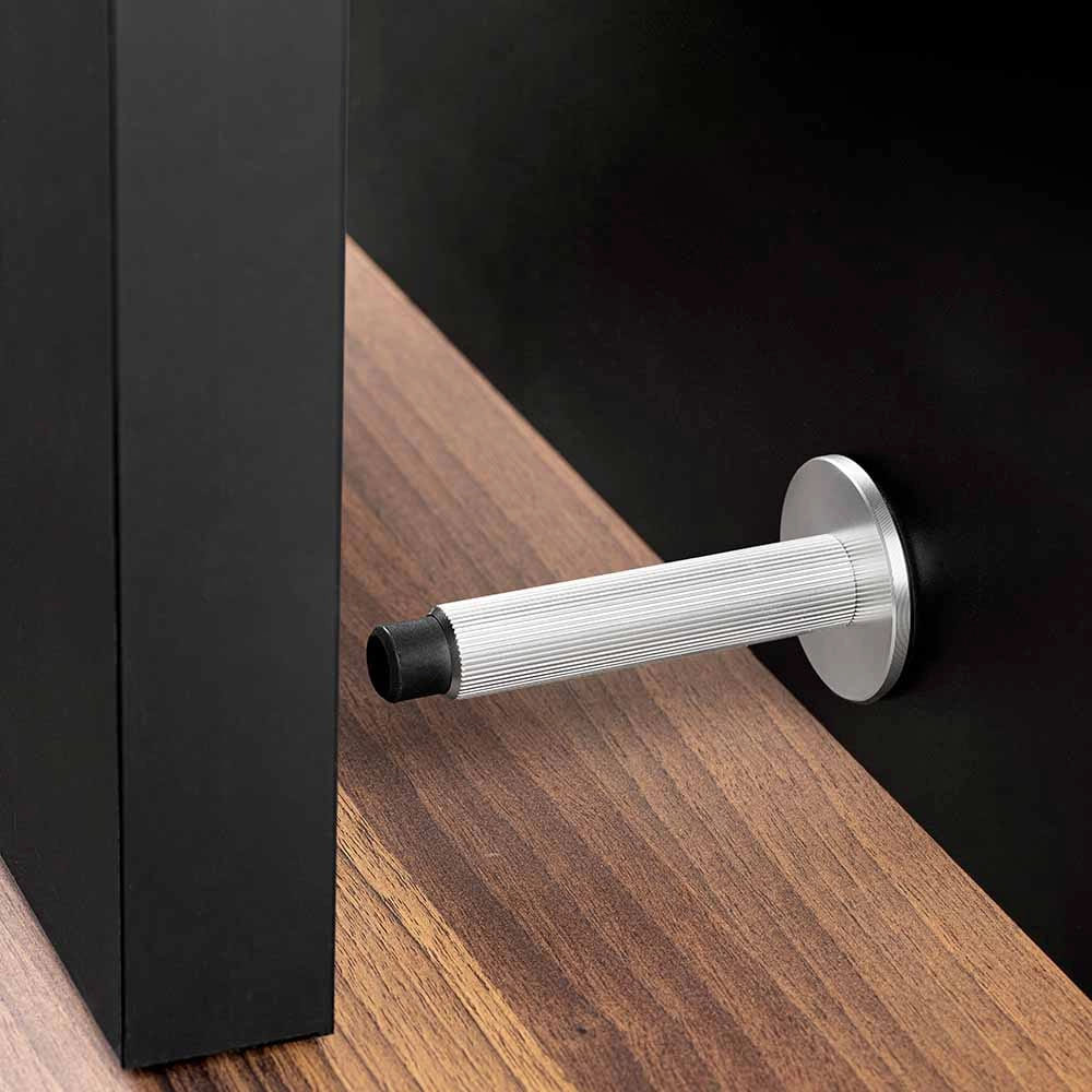 Butée De Porte Arpa Wall - Aspect Acier Inoxydable