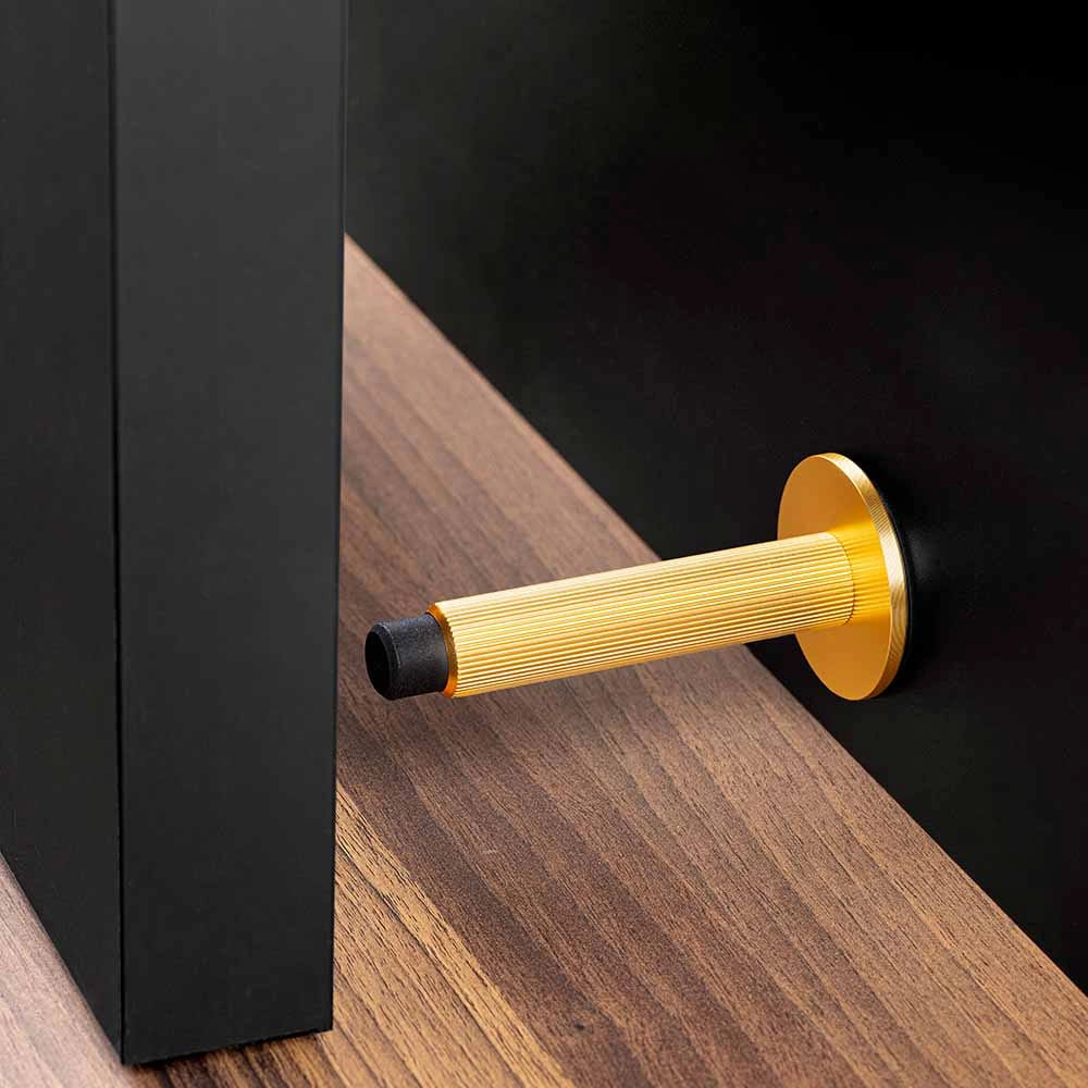 Butée De Porte Arpa Wall - Laiton Brossé