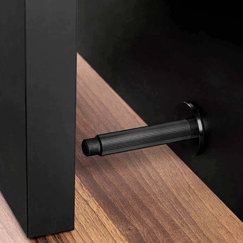 Butée De Porte Arpa Wall - Noir Brossé