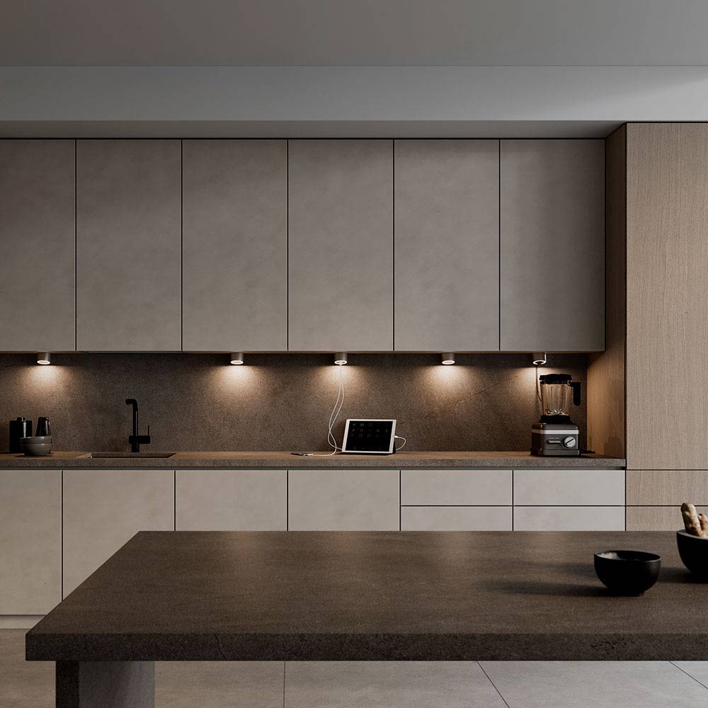 Spot LED Unika - Aspect Inox