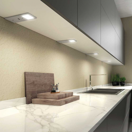 Spot LED Polar SE - Aspect inoxydable