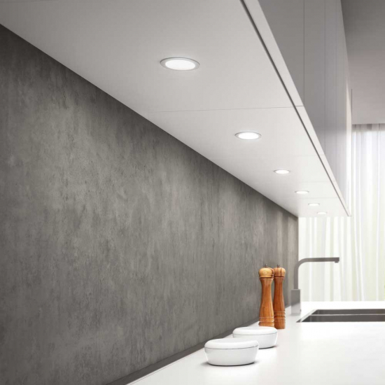 Spot LED Atom - Noir