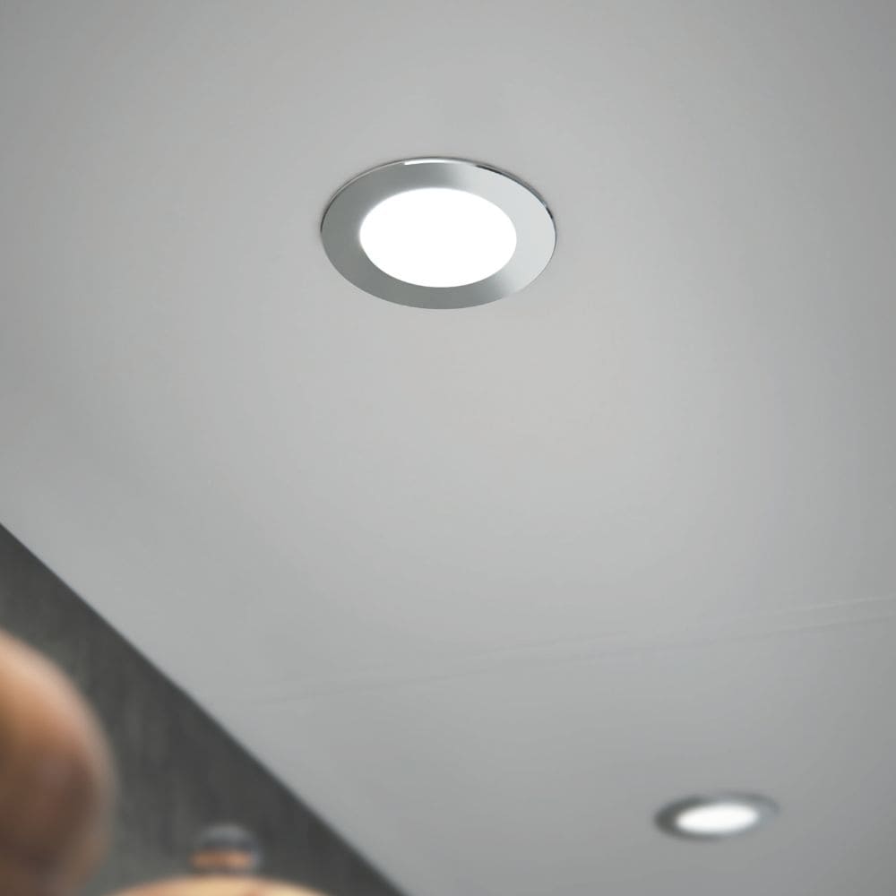 Spot LED Atom - Aspect inoxydable