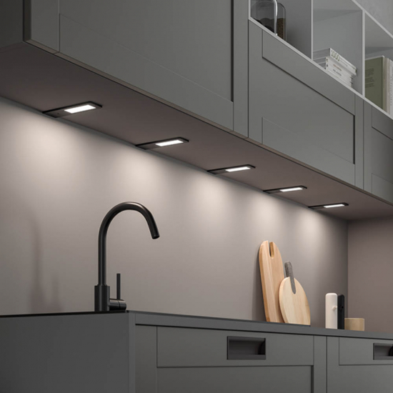 Spot LED Vega - Aspect inoxydable