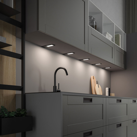 Spot LED Vega - Aspect inoxydable