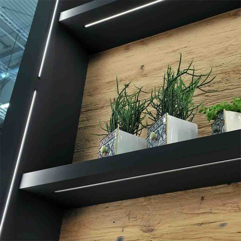 Profil LED 8112 - 2000mm - Noir