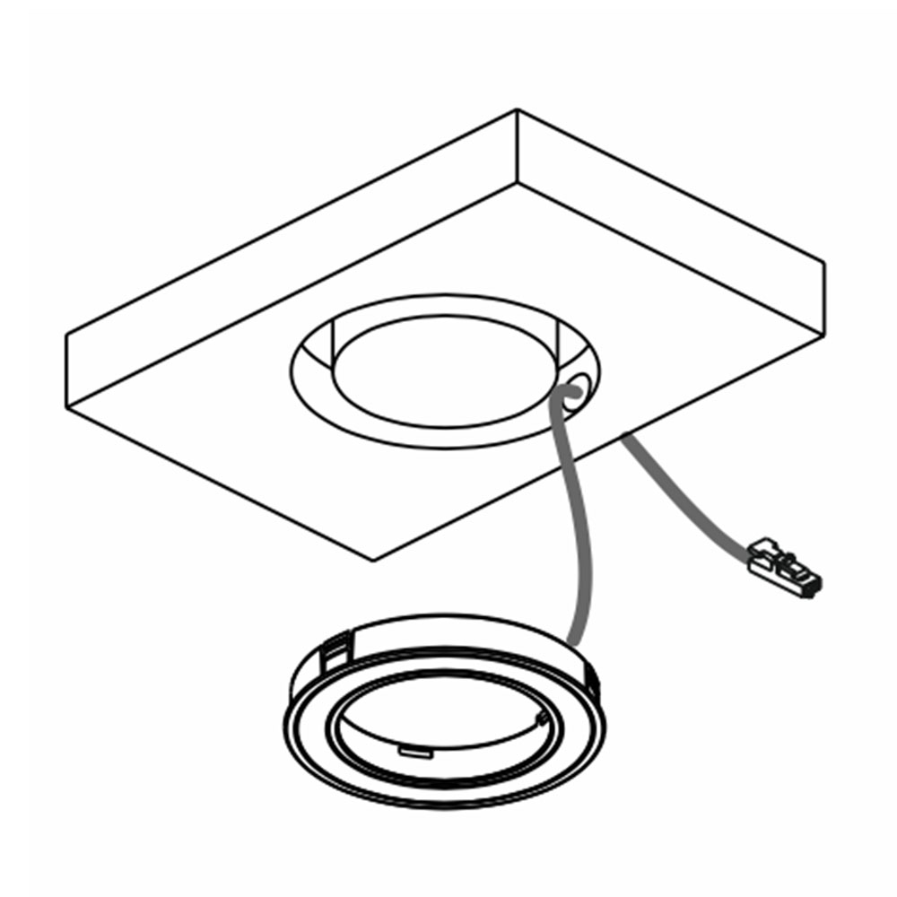 Spot LED Holl DM - Noir Mat
