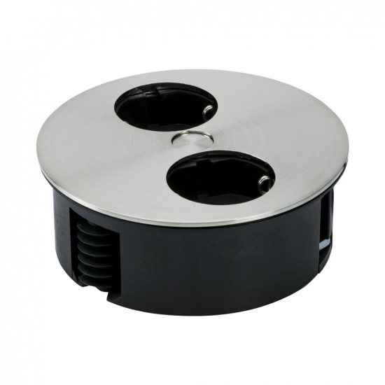 Prise De Courant Twist - Acier inoxydable