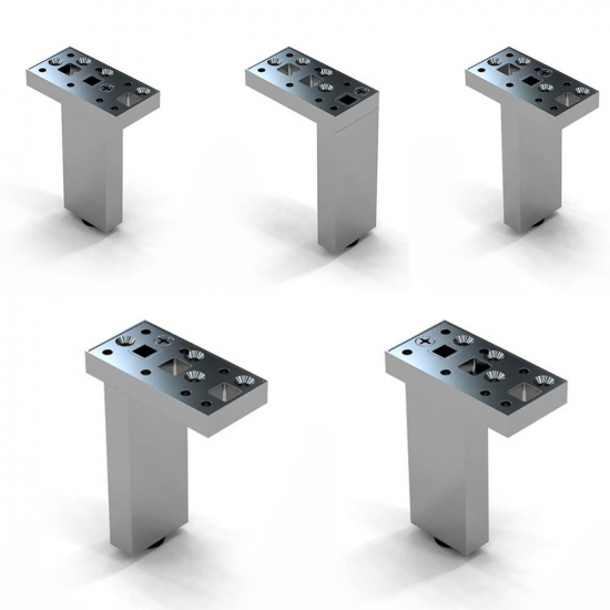 Pieds de meuble 205 - Chrome