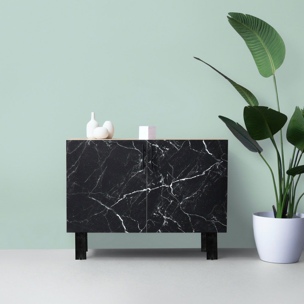 Pieds de Meuble Fonda 6005 - Noir Mat