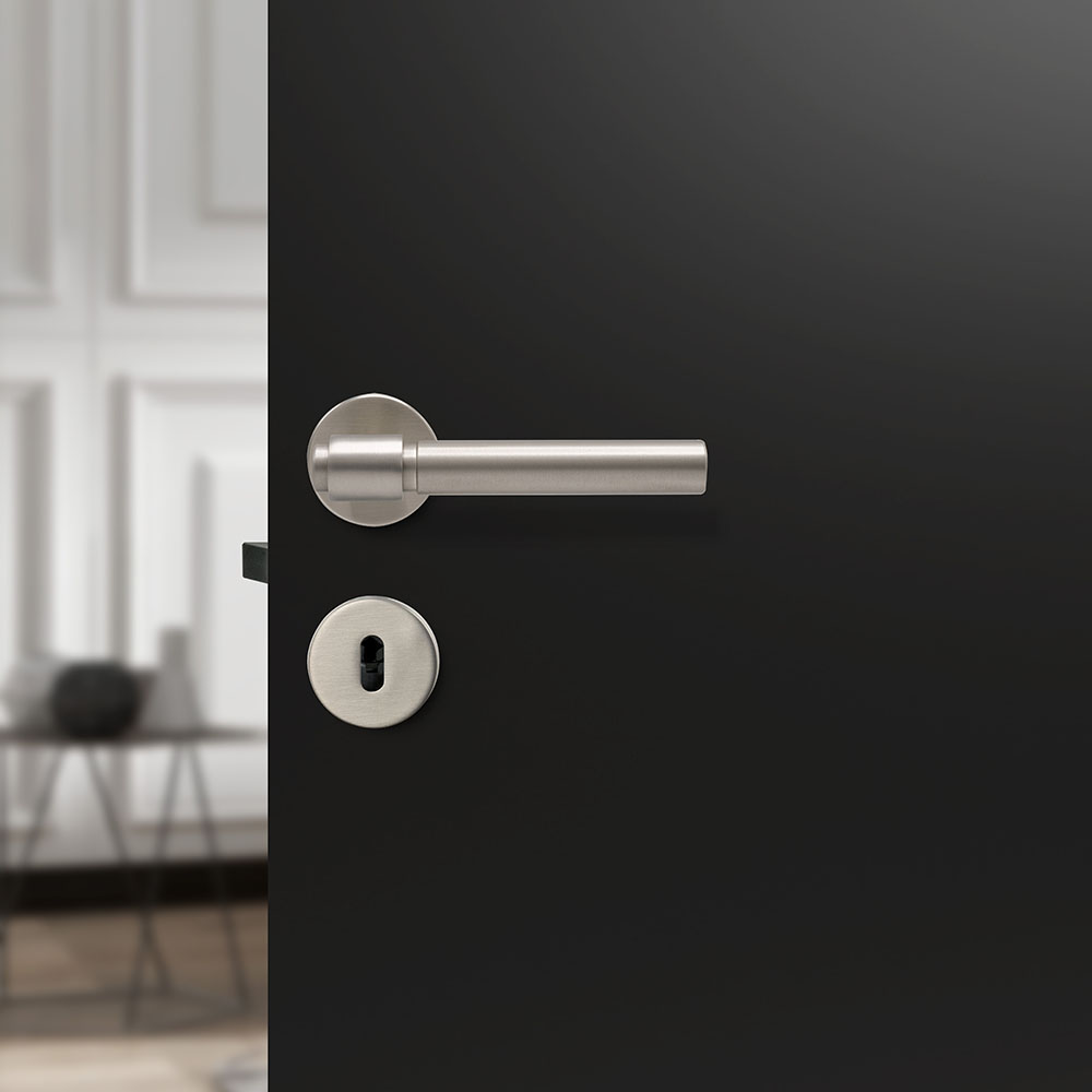 Poignée De Porte Helix 200 Plaine - Finition Acier Inoxydable