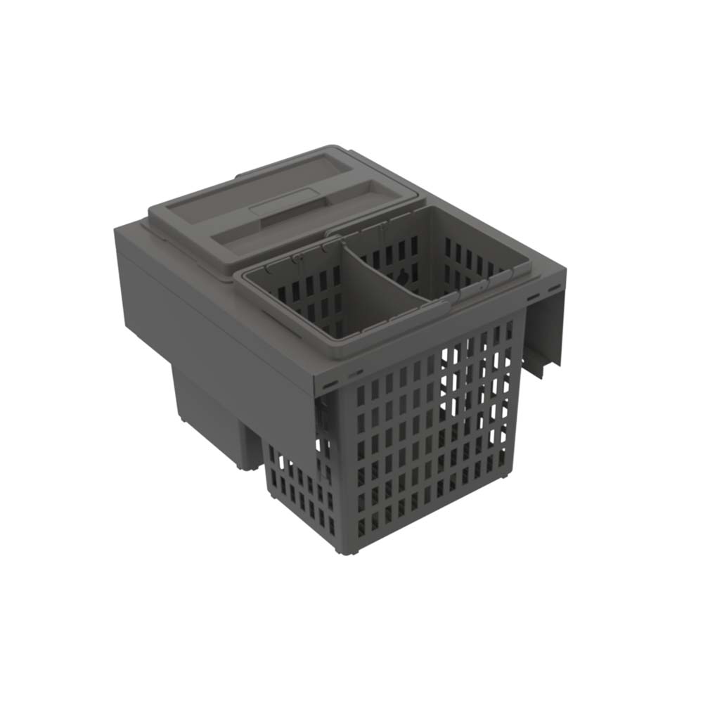 Poubelle De Tri Sélectif - Trend Eco - Gris Foncé