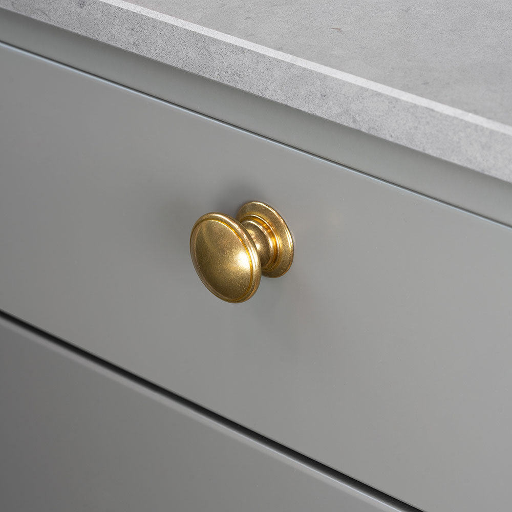 Bouton 24466 - Laiton Non Traité