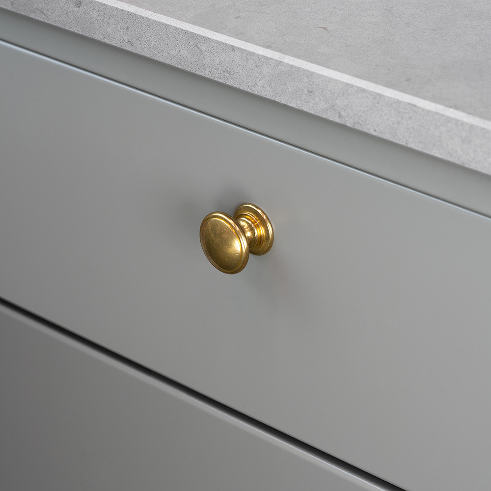 Bouton 24466 - Laiton Non Traité