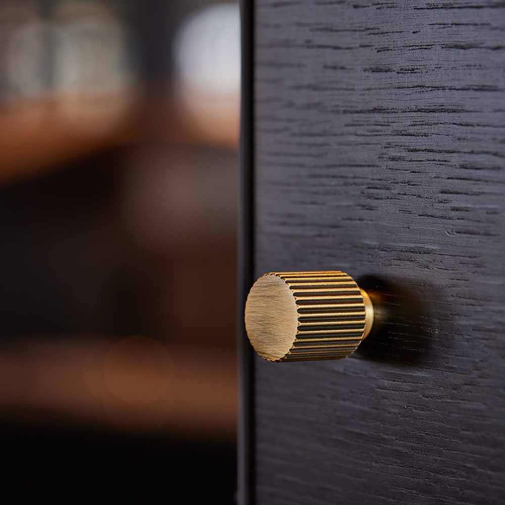 Bouton Helix Stripe - Bronze Antique