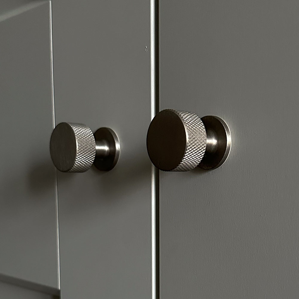 Bouton Crest - Fini Acier Inoxydable