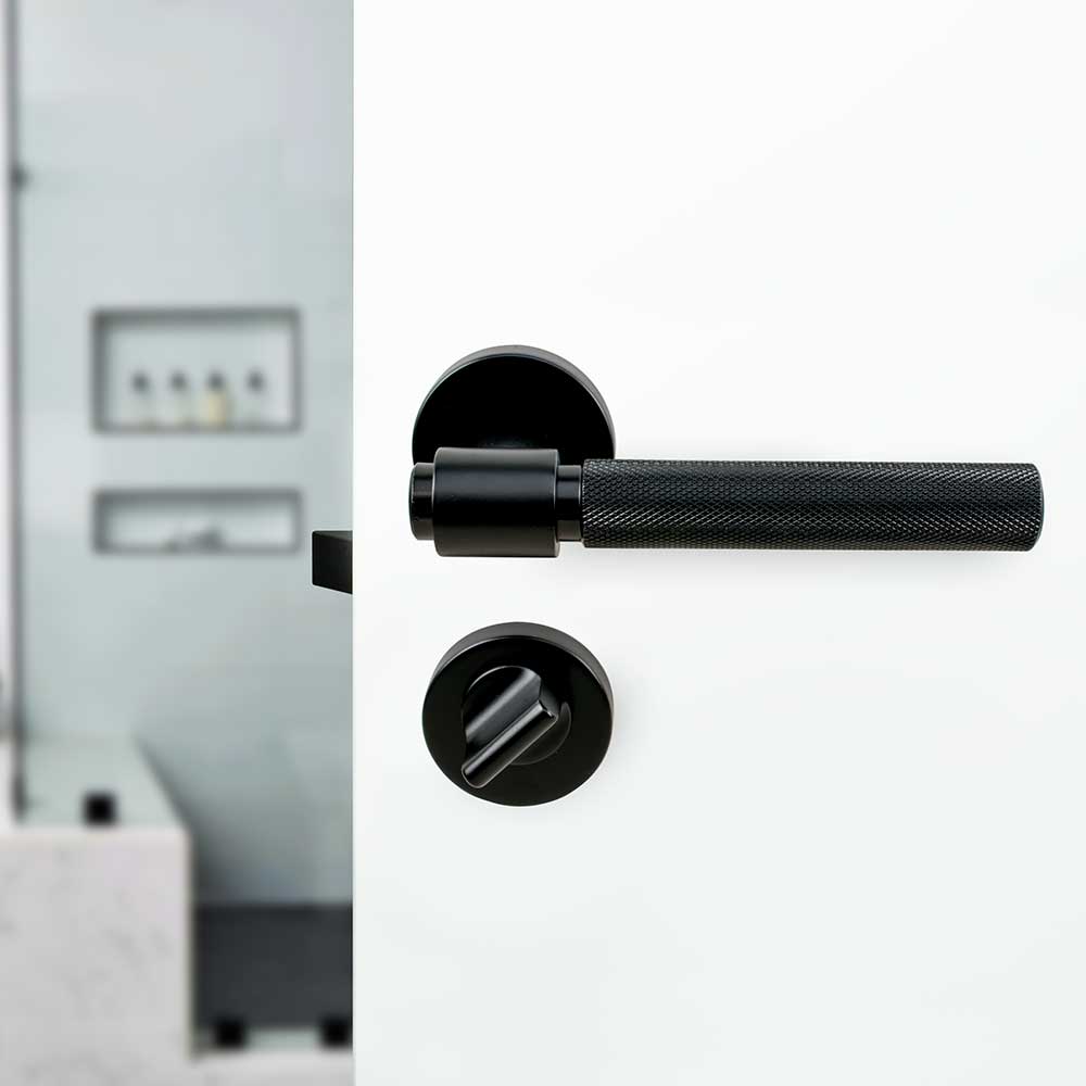 Verrou Porte WC R - Noir
