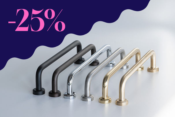 Håndtak 1353 ubehandlet messing