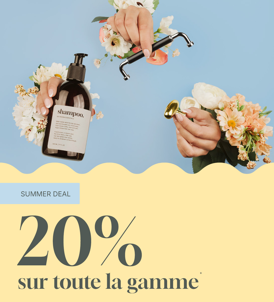 20% sur toute la gamme