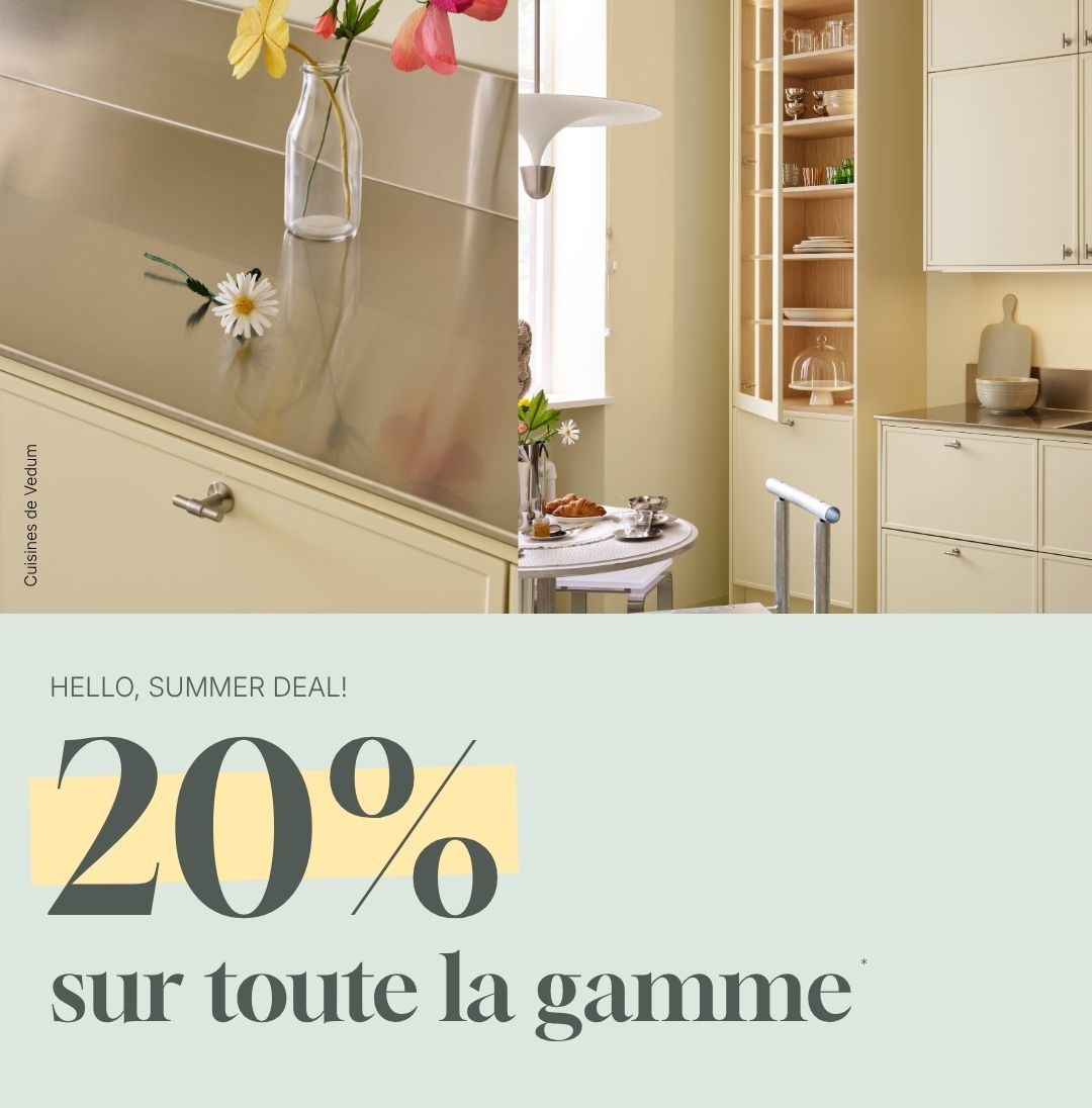 20% sur toute la gamme