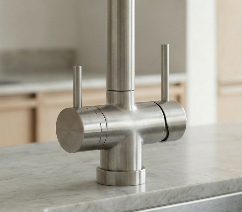 Mitigeur de cuisine avec arrêt pour lave-vaisselle