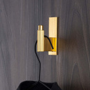 Patère Arpa/Plaque Arrière - Laiton Antique