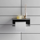 Porte Papier Toilette Hold - Noir