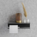 Porte Papier Toilette Hold - Noir