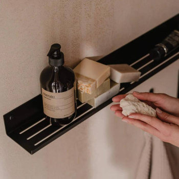 Ètagère Douche Hold - 370mm - Noir