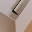 Poubelle murale - 9L - Blanc