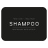 Etiquette Adhésive - Shampoing - Noir Mat Etiquette Adhésive - Shampoing - Noir Mat
