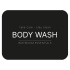 Étiquette Adhésive - Body Wash - Noir Mat Étiquette Adhésive - Body Wash - Noir Mat