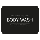 Étiquette Adhésive - Body Wash - Noir Mat