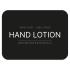 Etiquette Adhésive - Lotion pour les Mains - Noir Mat Etiquette Adhésive - Lotion pour les Mains - Noir Mat