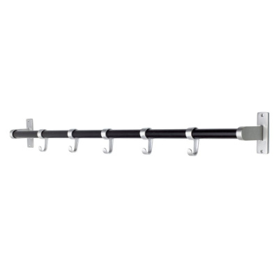 Porte Manteau Mural Elegant - 1000mm - Noir/Aluminium dans le groupe Rangement / Afficher tout le stockage / Rangement d\'entrée chez Beslag Online (10157-BO)