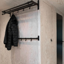 Porte Manteau Mural Elegant - 1000mm - Noir