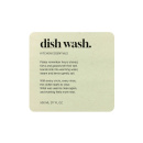 Étiquette Adhésive Premium - Dish Wash - Beige