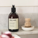 Étiquette Adhésive Premium - Dish Wash - Beige