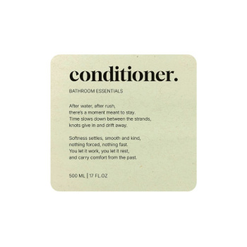 Tarraetiketti Premium - Conditioner - Beige