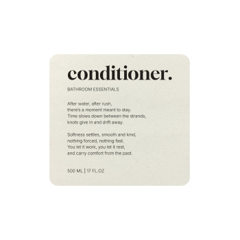 Tarraetiketti Premium - Conditioner - Beige
