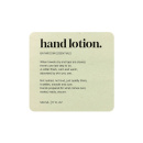 Étiquette Adhésive Premium - Hand Lotion - Beige