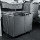 Corbeille Textile Haute - Gris Foncé