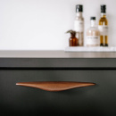 Poignée Manta - 160mm - Noyer