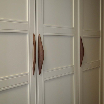 Poignée Manta - 160mm - Noyer