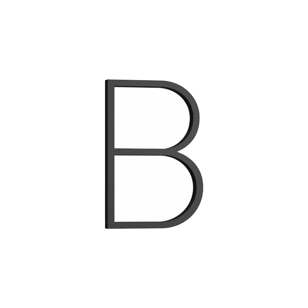 Lettre De Maison Contemporary - B - Noir