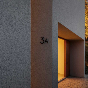 Lettre De Maison Contemporary - C - Noir