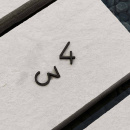 Numero Maison Contemporary - 5 - Noir