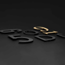 Numero Maison Century - Noir