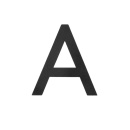 Lettre De Maison Home - Noir